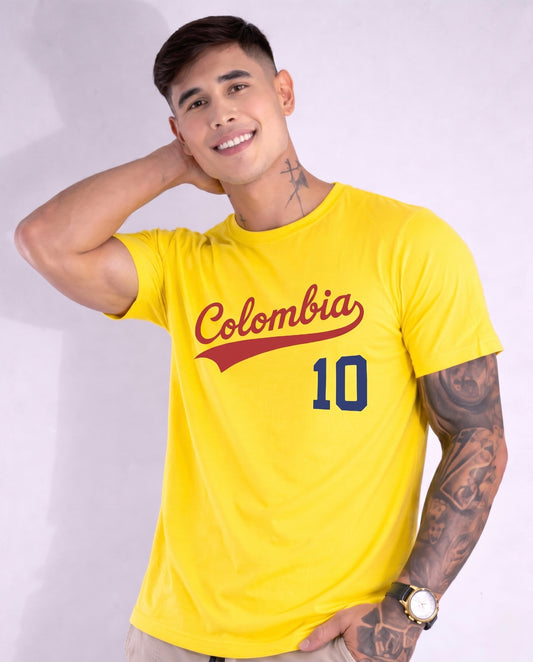 Camiseta de Hombre "Colombia" en Algodón Premium Peruano | Maitex