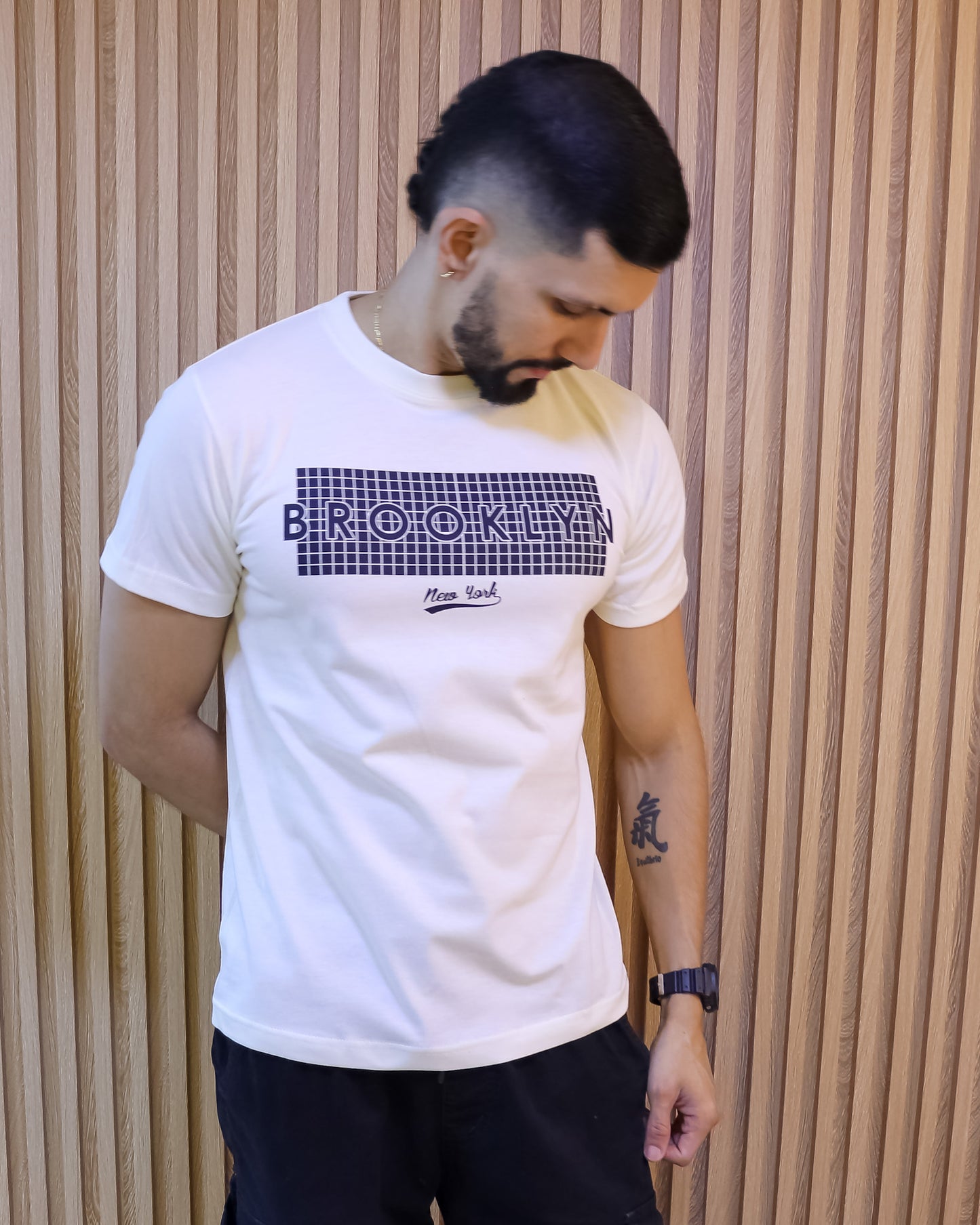 Camiseta Hombre 100% Algodón – “Brooklyn NY” Maitex