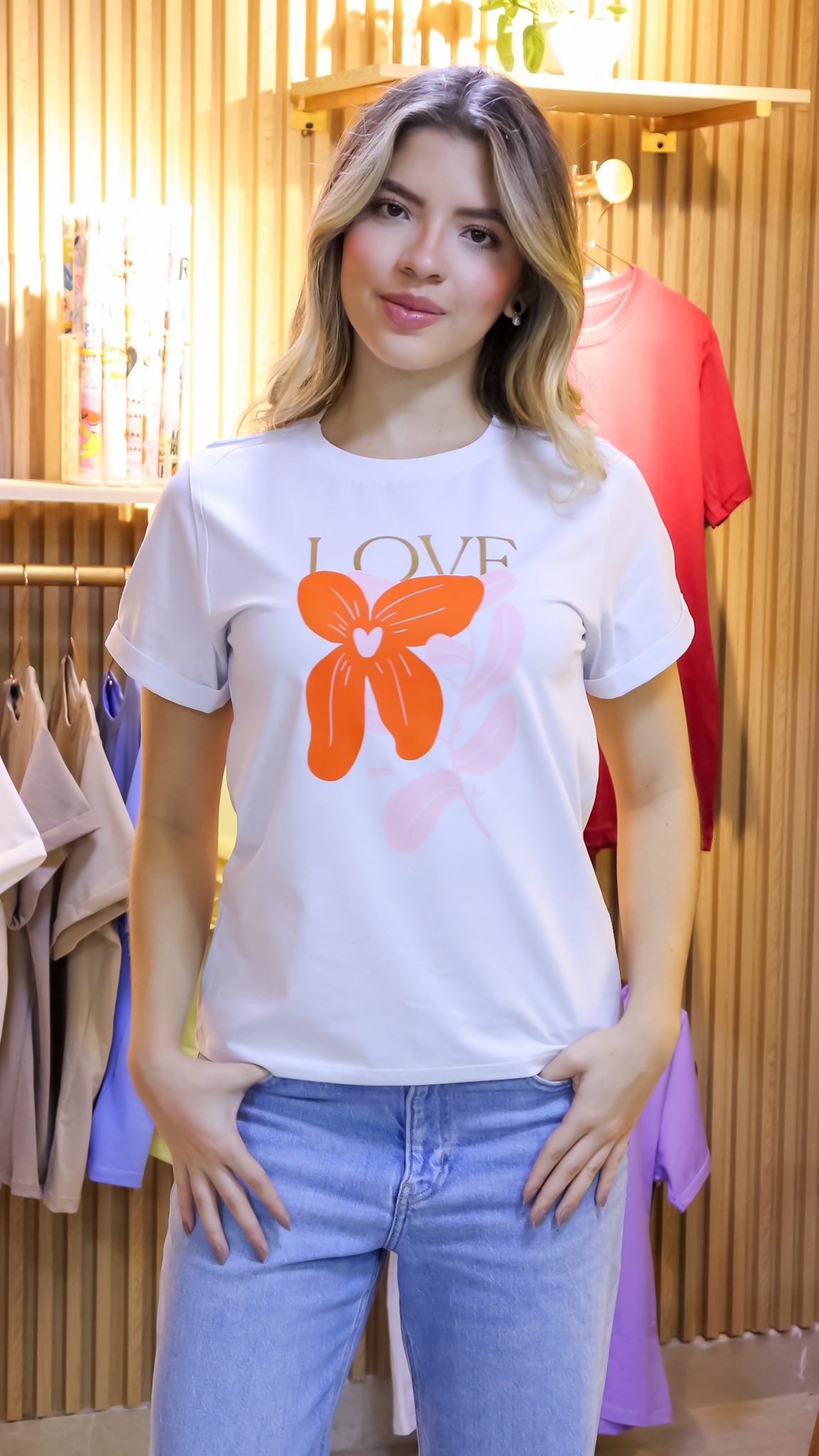 Camiseta Mujer Tela Fría – “LOVE” Maitex