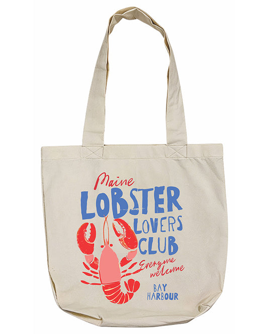 TOTE BAG LOBSTER LOVERS CLUB