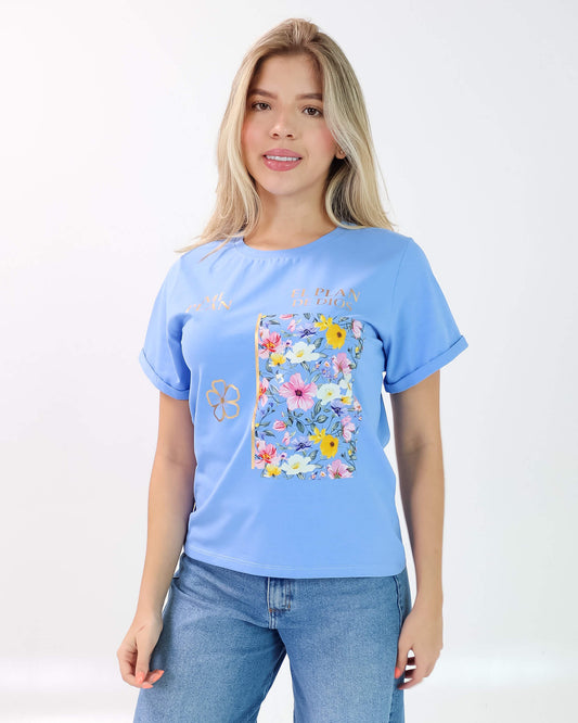 Camiseta de Mujer "Mi plan, el plan de Dios" en Tela Fría | Maitex