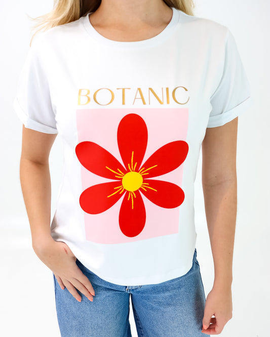 Camiseta de Mujer "Botanic" en Tela Fría | Maitex