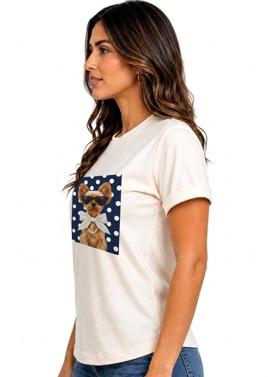Camiseta de mujer "Lola Chic" en Tela Fría | Maitex