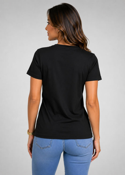 Camiseta de mujer "Corazón Petronio" en Algodón Premium Peruano | Maitex
