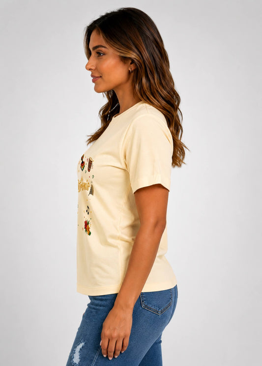 Camiseta de mujer "Alma del Petronio" en Algodón Premium Peruano | Maitex