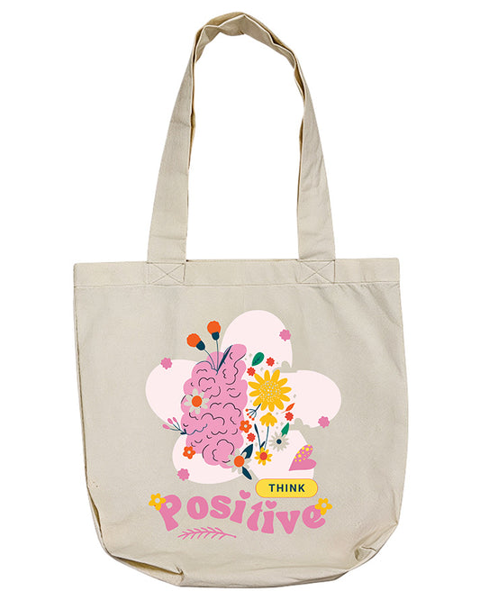 TOTE BAG THINK POSITIVE