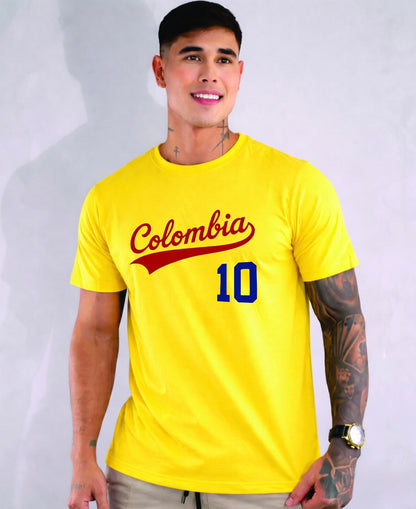 Camiseta de Hombre "Colombia" en Algodón Premium Peruano | Maitex