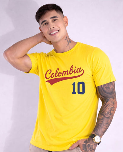 Camiseta de Hombre "Colombia" en Algodón Premium Peruano | Maitex