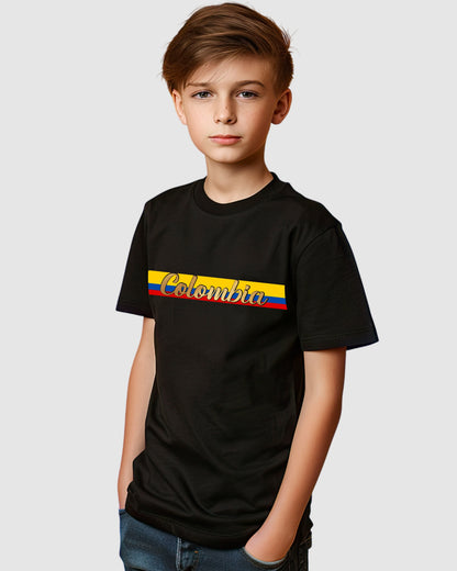 Camiseta de Niño "Colombia" en 100% Algodón | Maitex