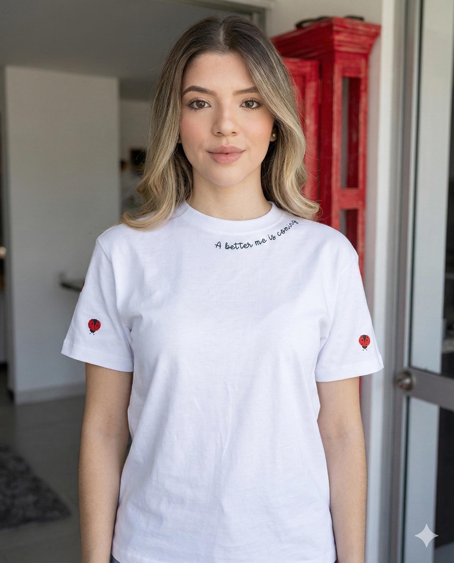Camiseta de Mujer "BETTER ME" en Algodón Premium Peruano | Maitex