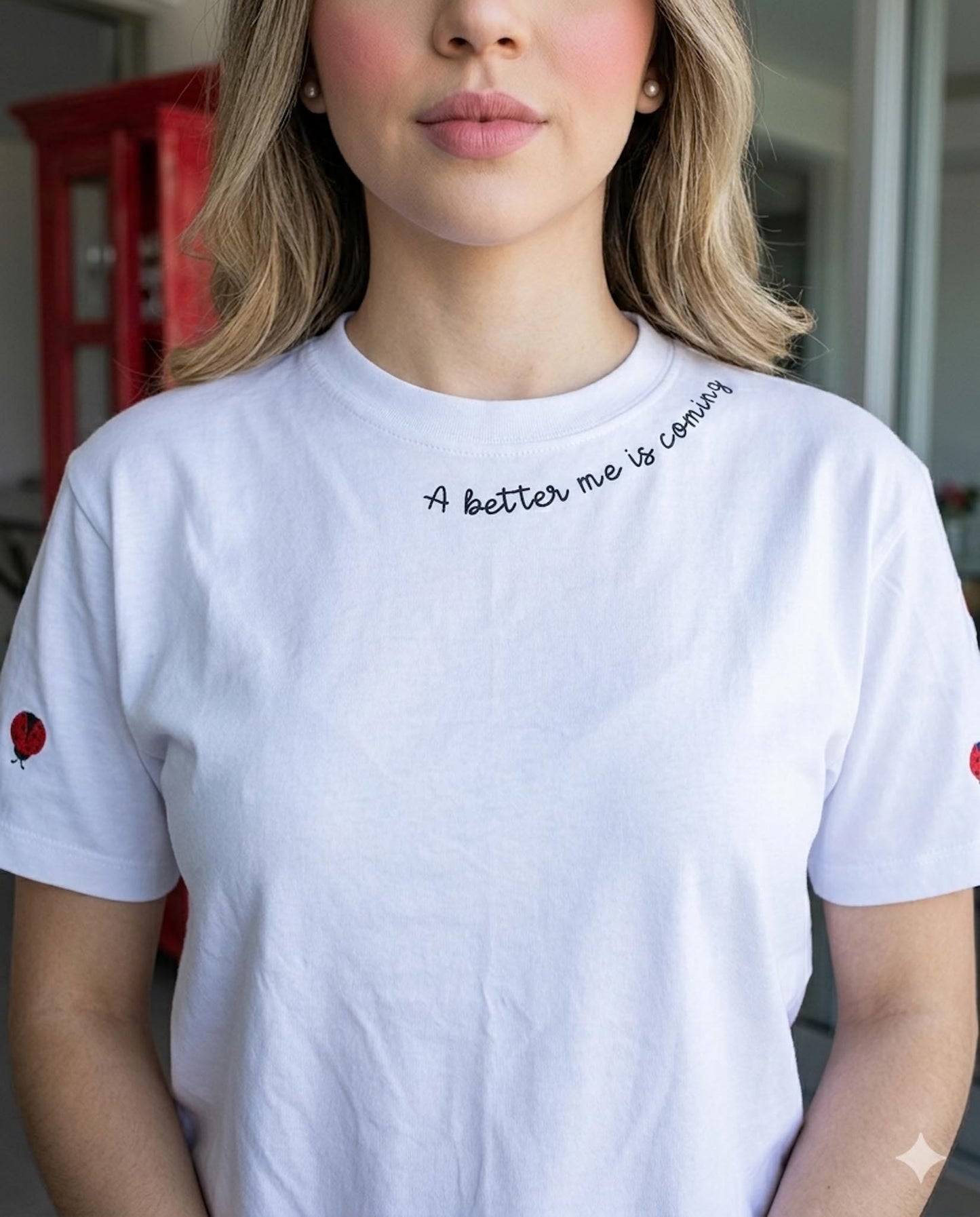 Camiseta de Mujer "BETTER ME" en Algodón Premium Peruano | Maitex
