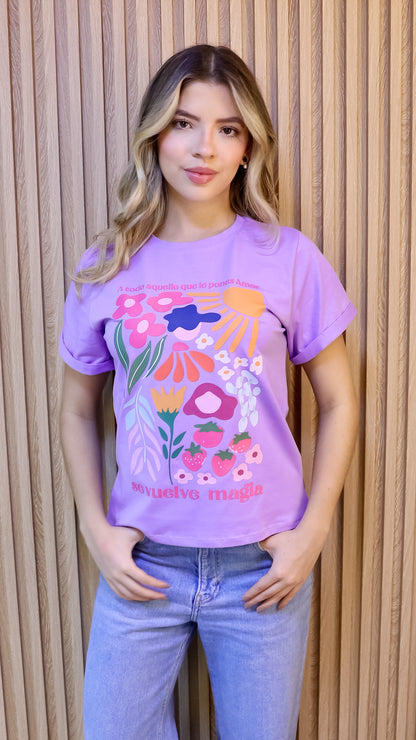 Camiseta Mujer Tela Fría – “Magia” Maitex