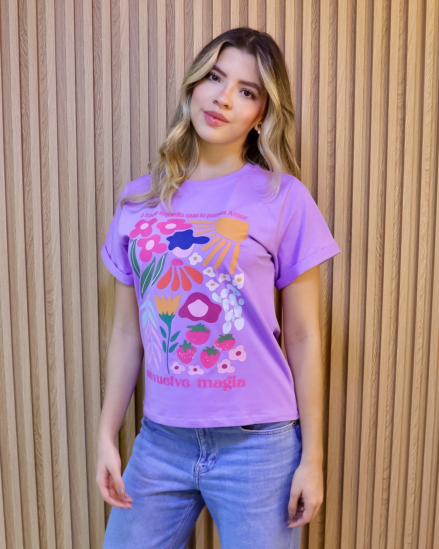 Camiseta Mujer Tela Fría – “Magia” Maitex