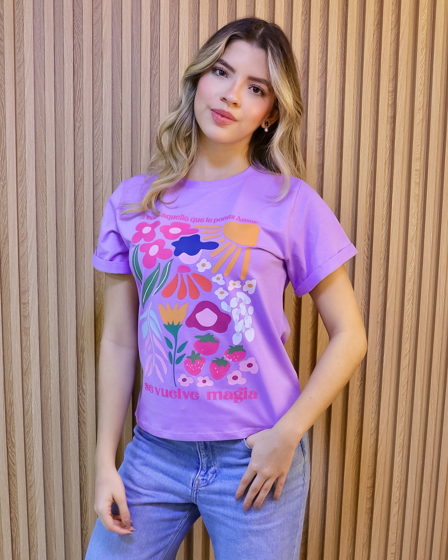 Camiseta Mujer Tela Fría – “Magia” Maitex