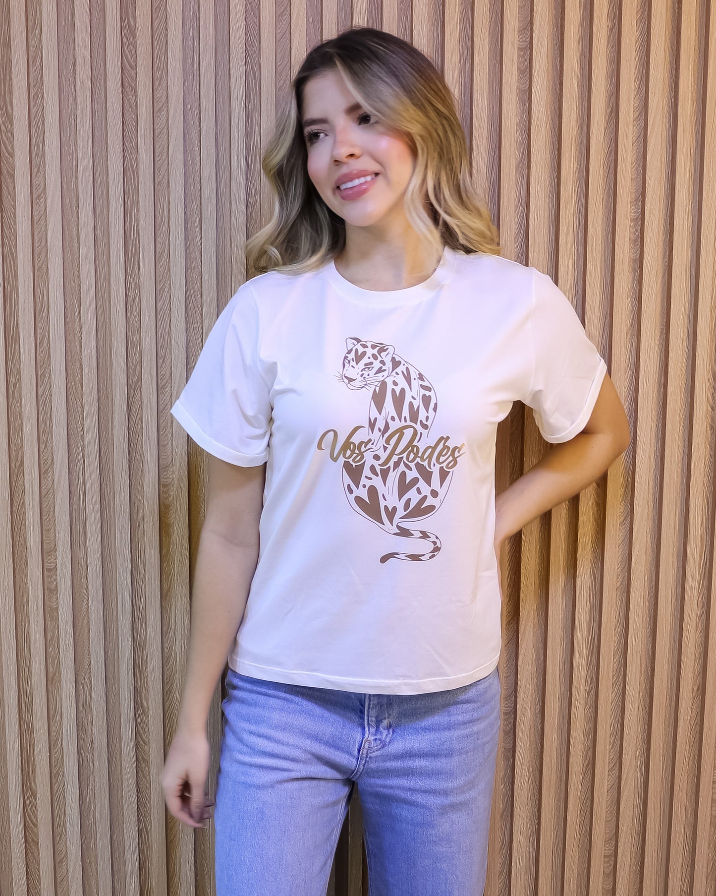 Camiseta Mujer Tela Fría – “Vos Podés” Maitex