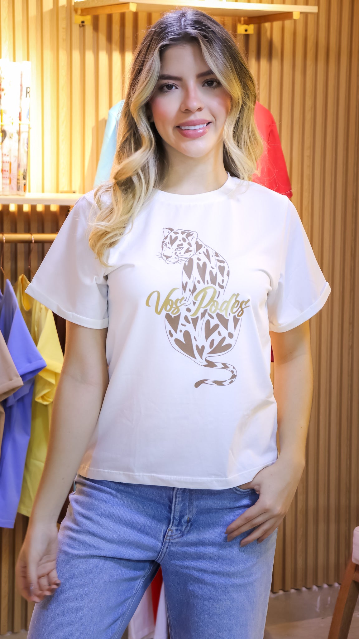 Camiseta Mujer Tela Fría – “Vos Podés” Maitex