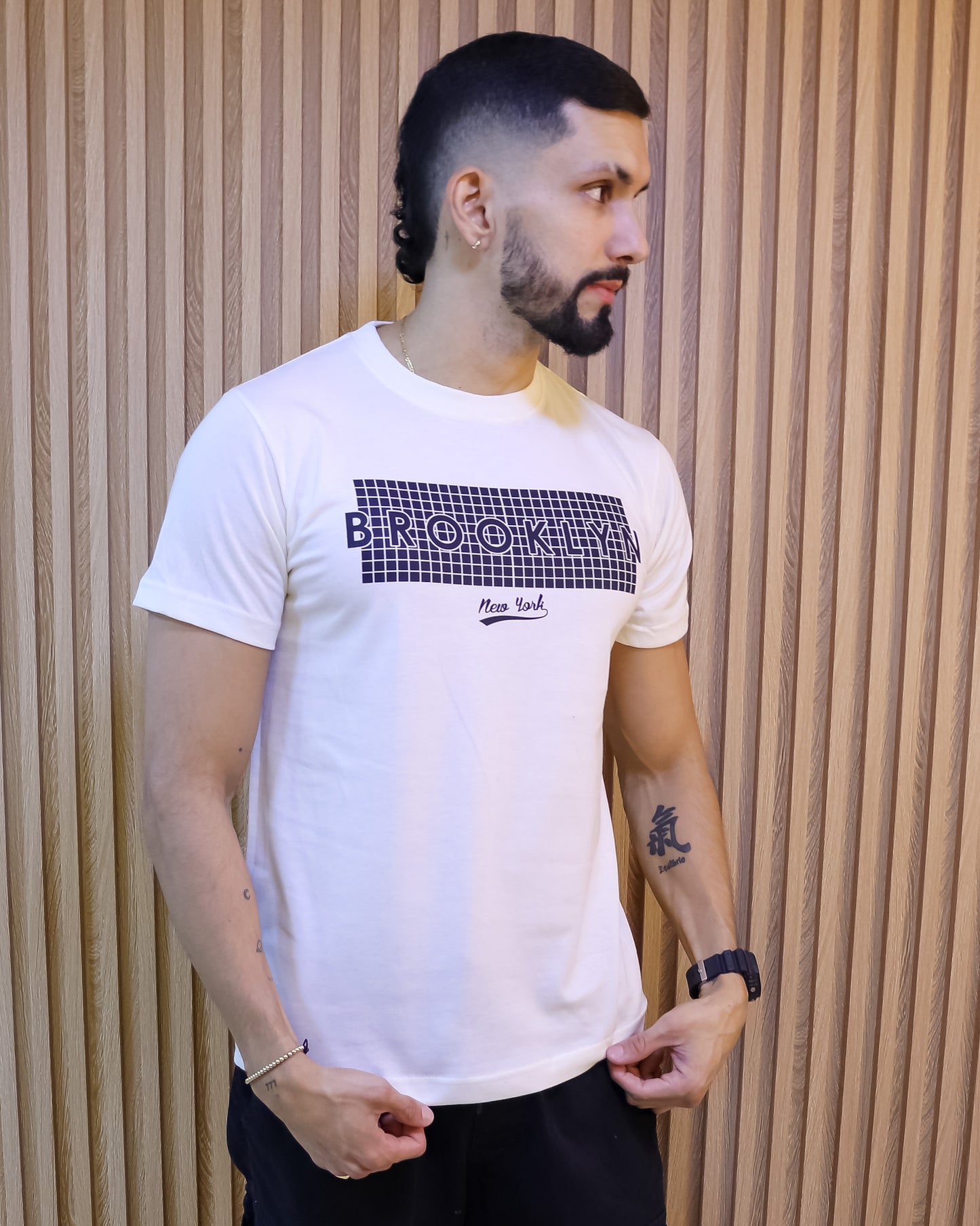 Camiseta Hombre 100% Algodón – “Brooklyn NY” Maitex