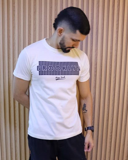 Camiseta Hombre 100% Algodón – “Brooklyn NY” Maitex