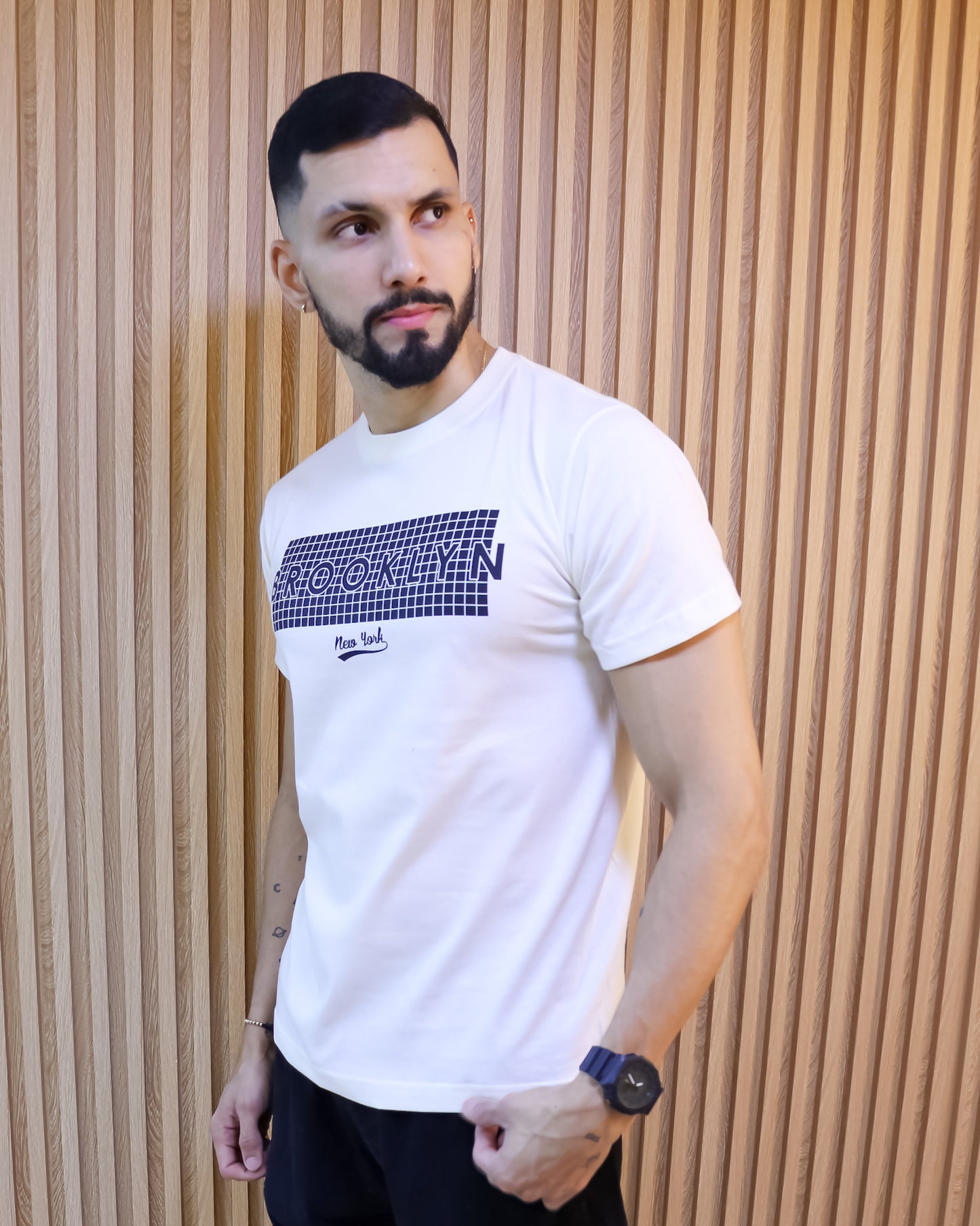Camiseta Hombre 100% Algodón – “Brooklyn NY” Maitex