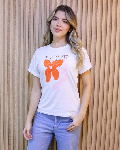 Camiseta Mujer Tela Fría – “LOVE” Maitex