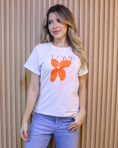 Camiseta Mujer Tela Fría – “LOVE” Maitex