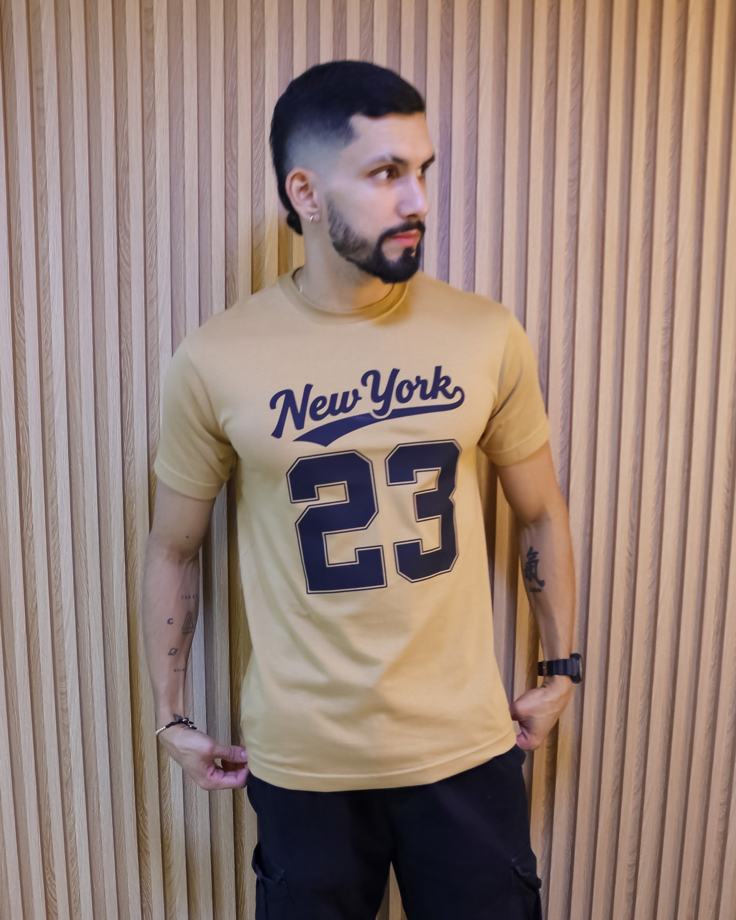 Camiseta Hombre 100% Algodón – “New York 23” Maitex
