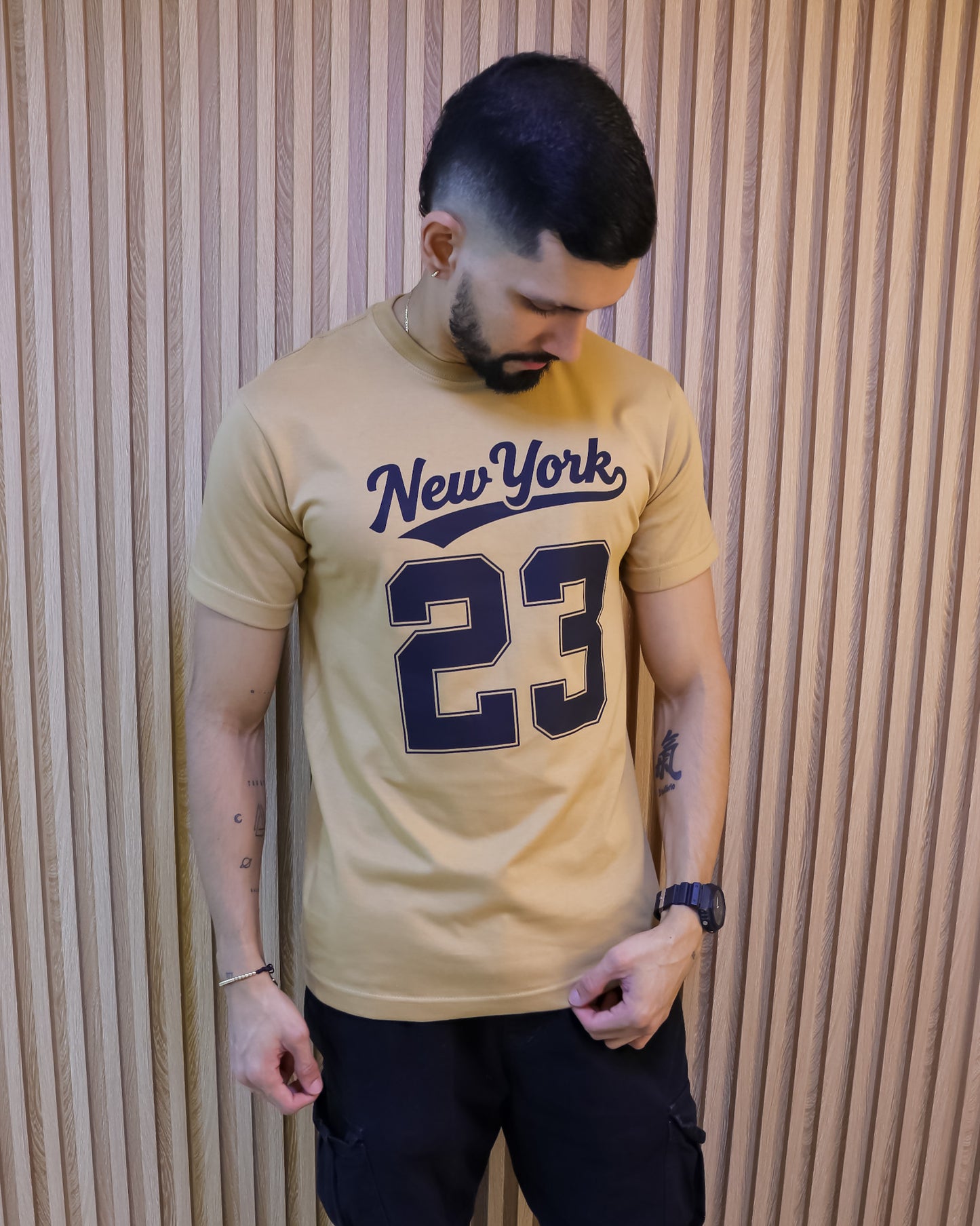 Camiseta Hombre 100% Algodón – “New York 23” Maitex