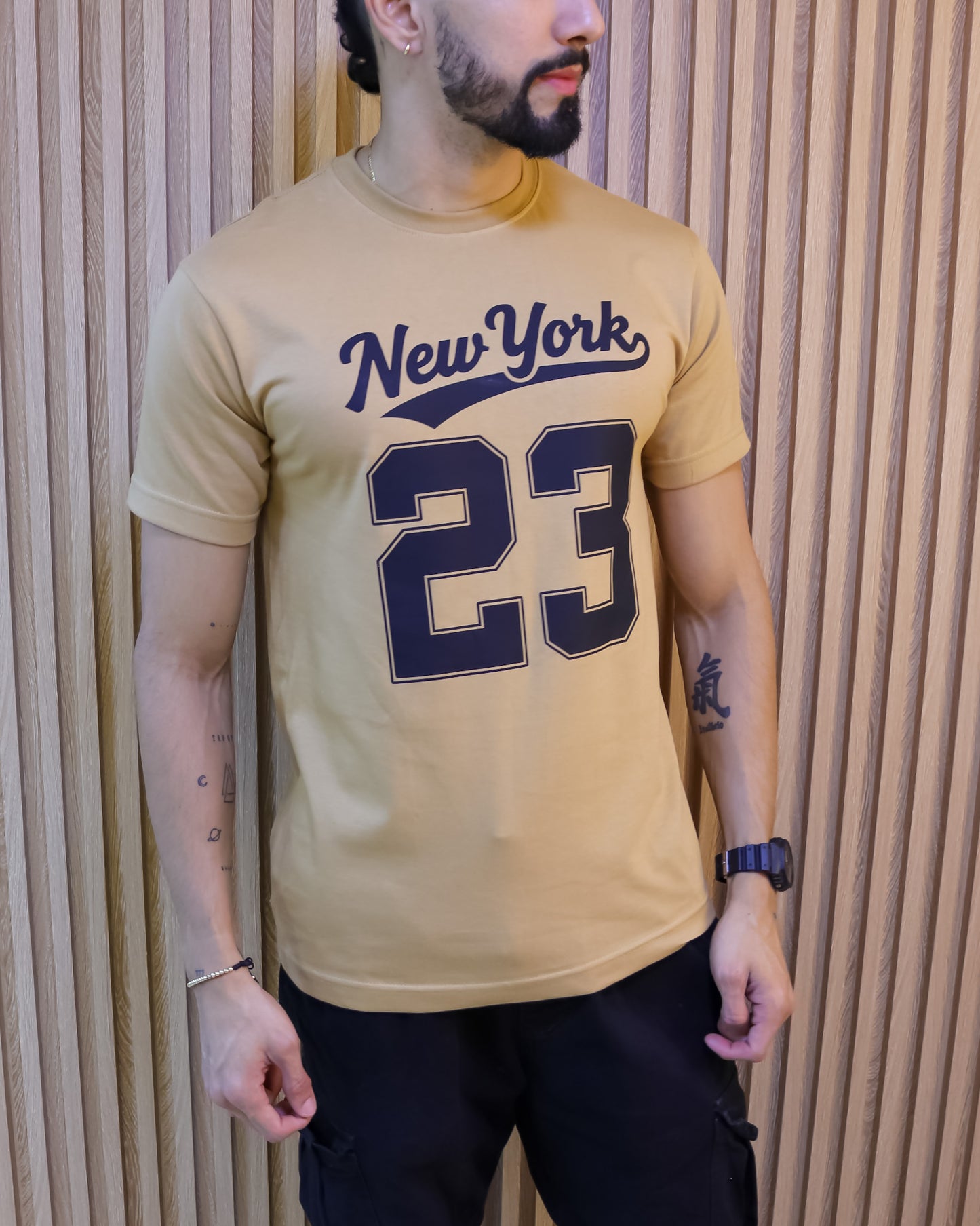 Camiseta Hombre 100% Algodón – “New York 23” Maitex