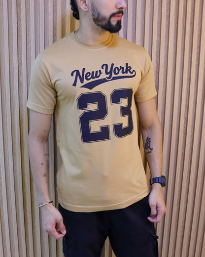 Camiseta Hombre 100% Algodón – “New York 23” Maitex