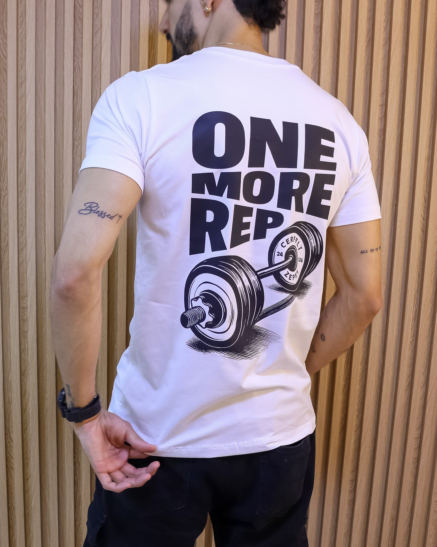 Camiseta Hombre Tela Fría – “One More Rep” Maitex