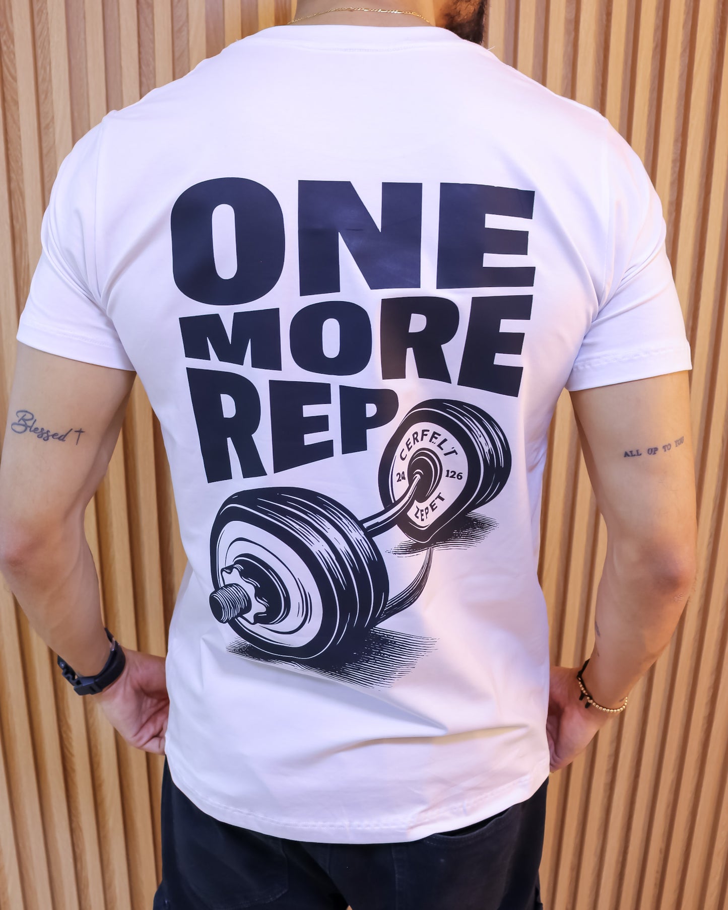 Camiseta Hombre Tela Fría – “One More Rep” Maitex