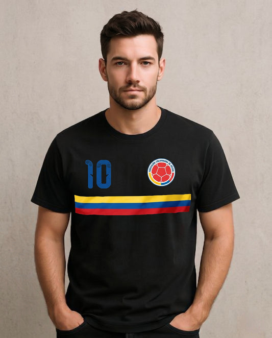 Camiseta de Hombre "Colombia" en Algodón Premium Peruano | Maitex