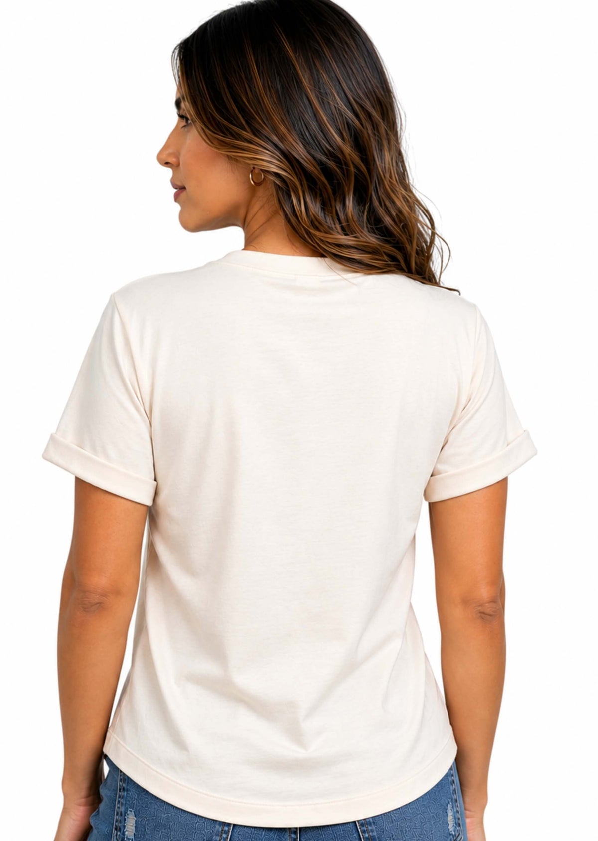 Camiseta de mujer "Shopping Poodle" en Tela Fría | Maitex
