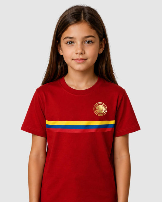 Camiseta de Niñ "Colombia" en 100% Algodón | Maitex