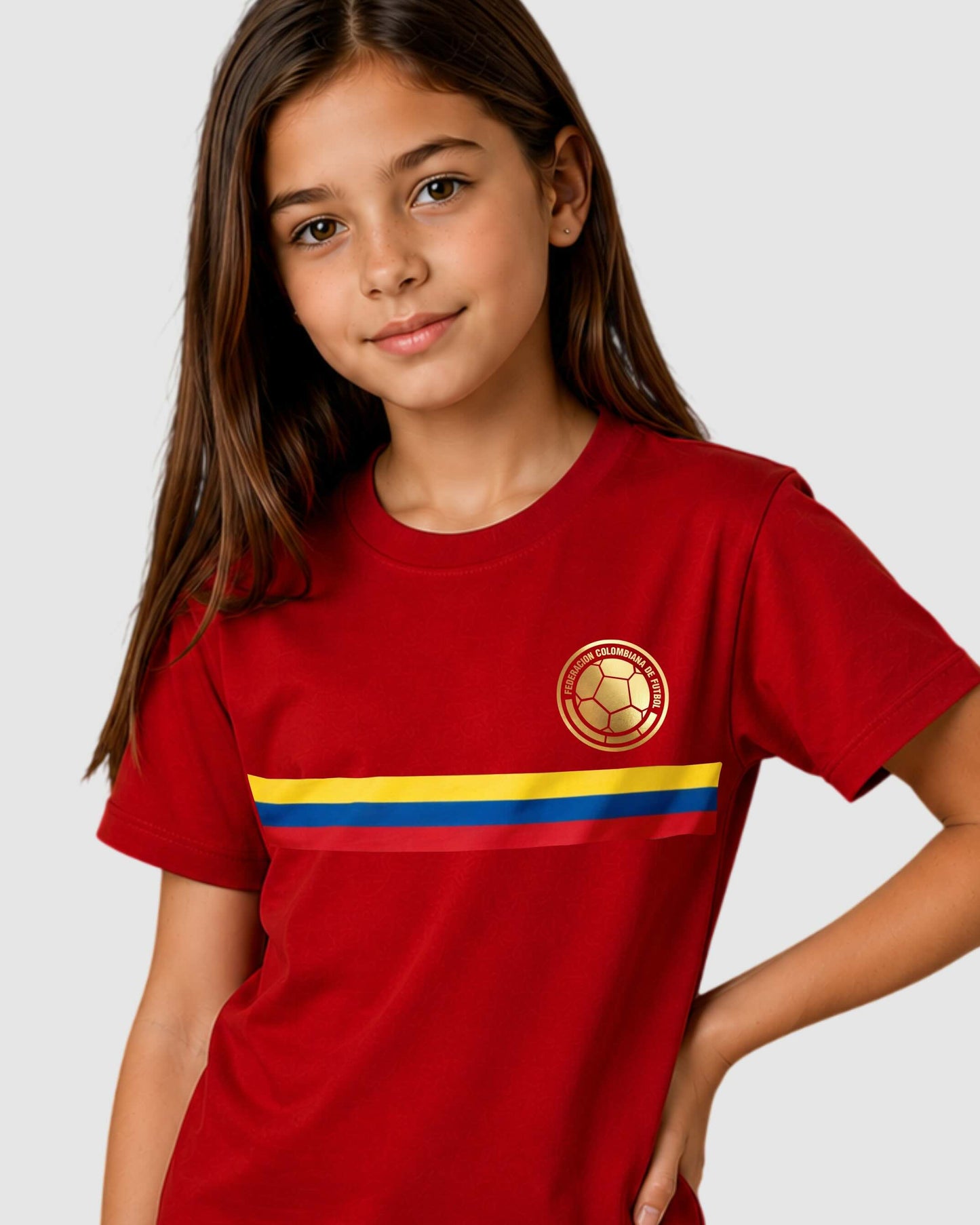Camiseta de Niñ "Colombia" en 100% Algodón | Maitex