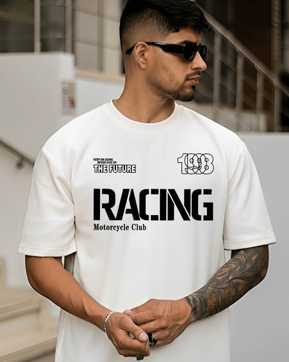 Camiseta de Hombre "Future Racing" en Algodón Premium Peruano | Maitex