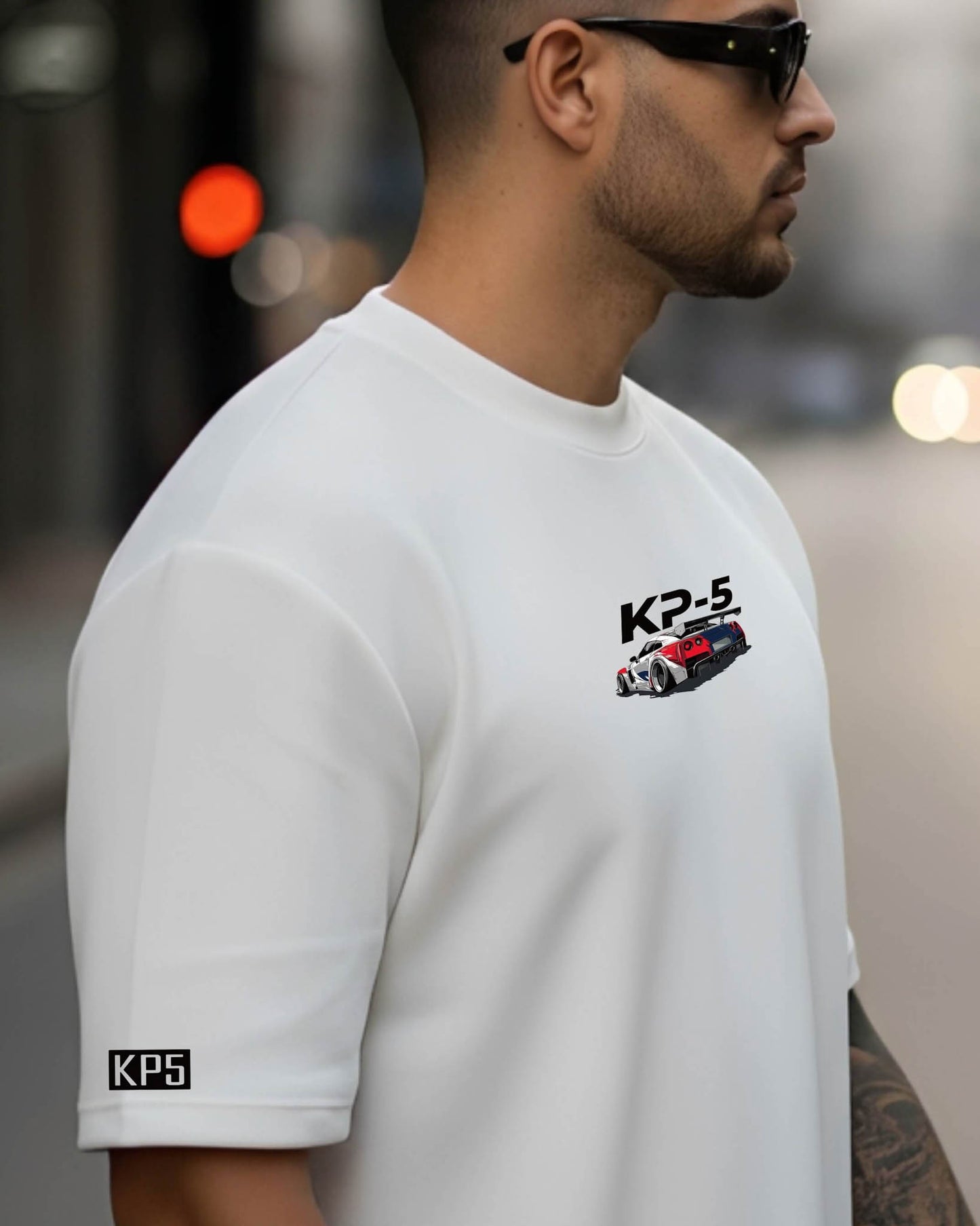 Camiseta de Hombre "Night Drive" en Algodón Premium Peruano | Maitex