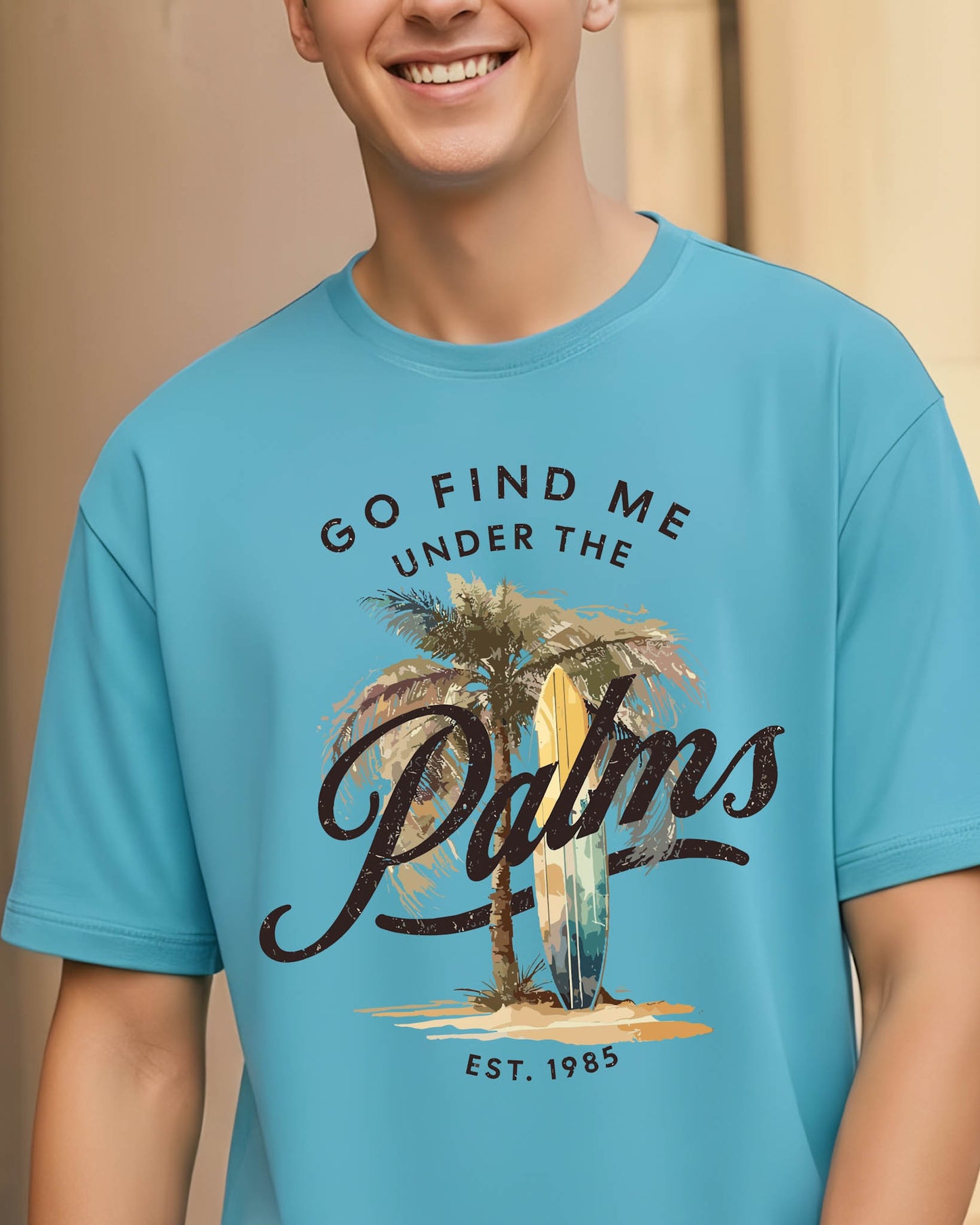 Camiseta de Hombre "Pacific Vibe" en Algodón Premium Peruano | Maitex
