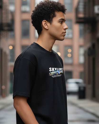 Camiseta de Hombre "Skyline" en Algodón Premium Peruano | Maitex