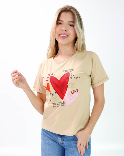 Camiseta de mujer "Proyecto mas importante" en Tela Fría | Maitex