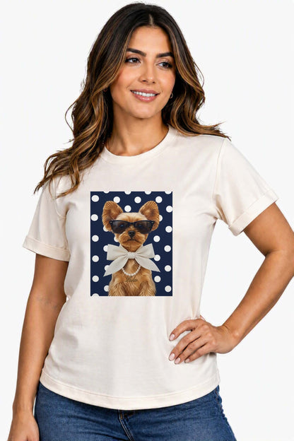 Camiseta de mujer "Lola Chic" en Tela Fría | Maitex