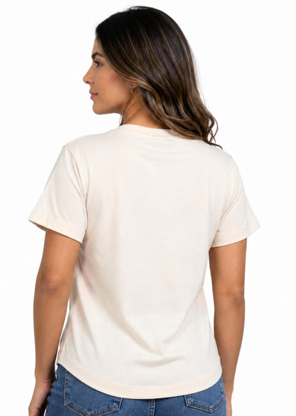 Camiseta de mujer "Pato Glam" en Tela Fría | Maitex