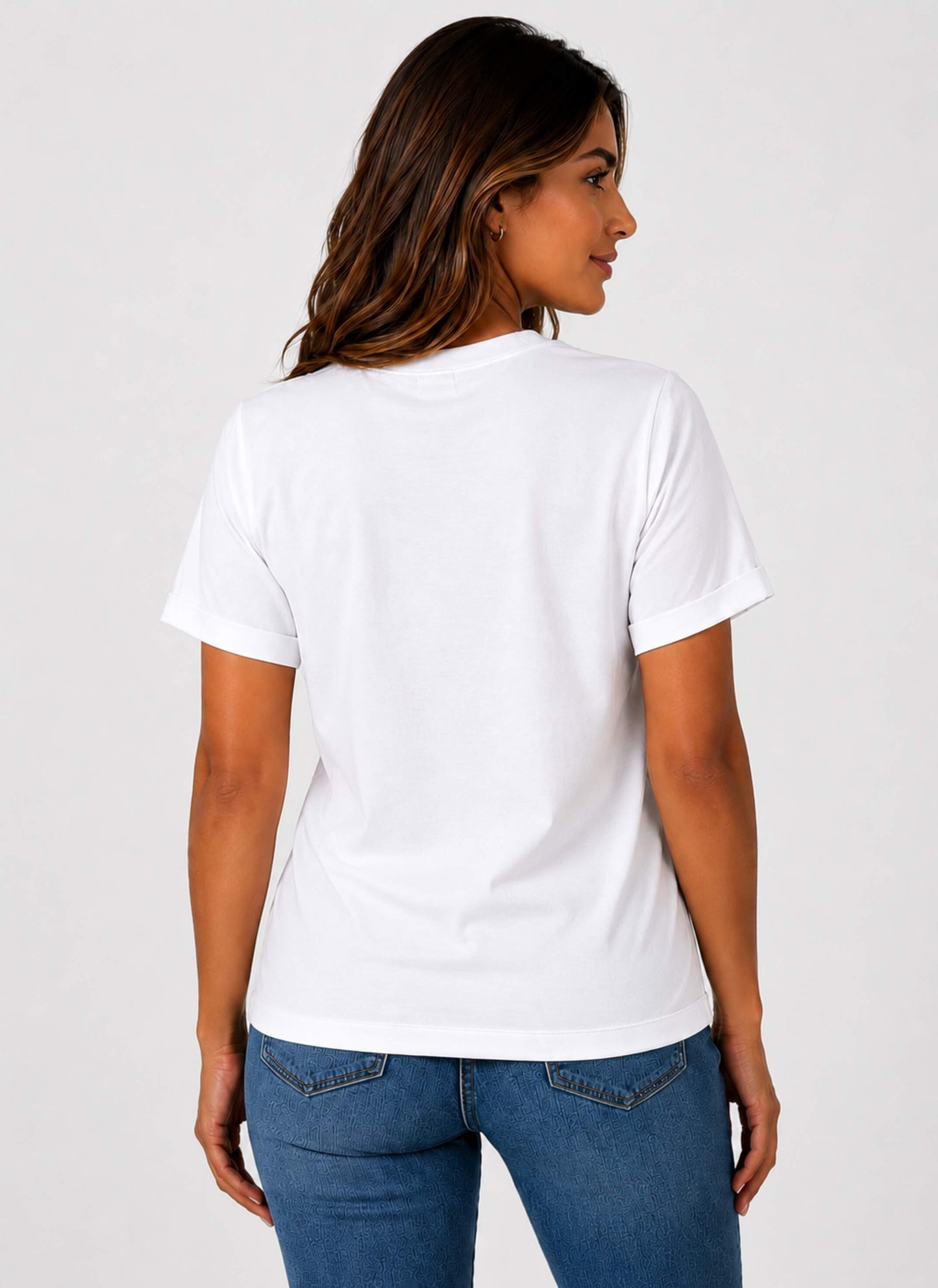 Camiseta de mujer "Ritmo Petronio" en Algodón Premium Peruano | Maitex
