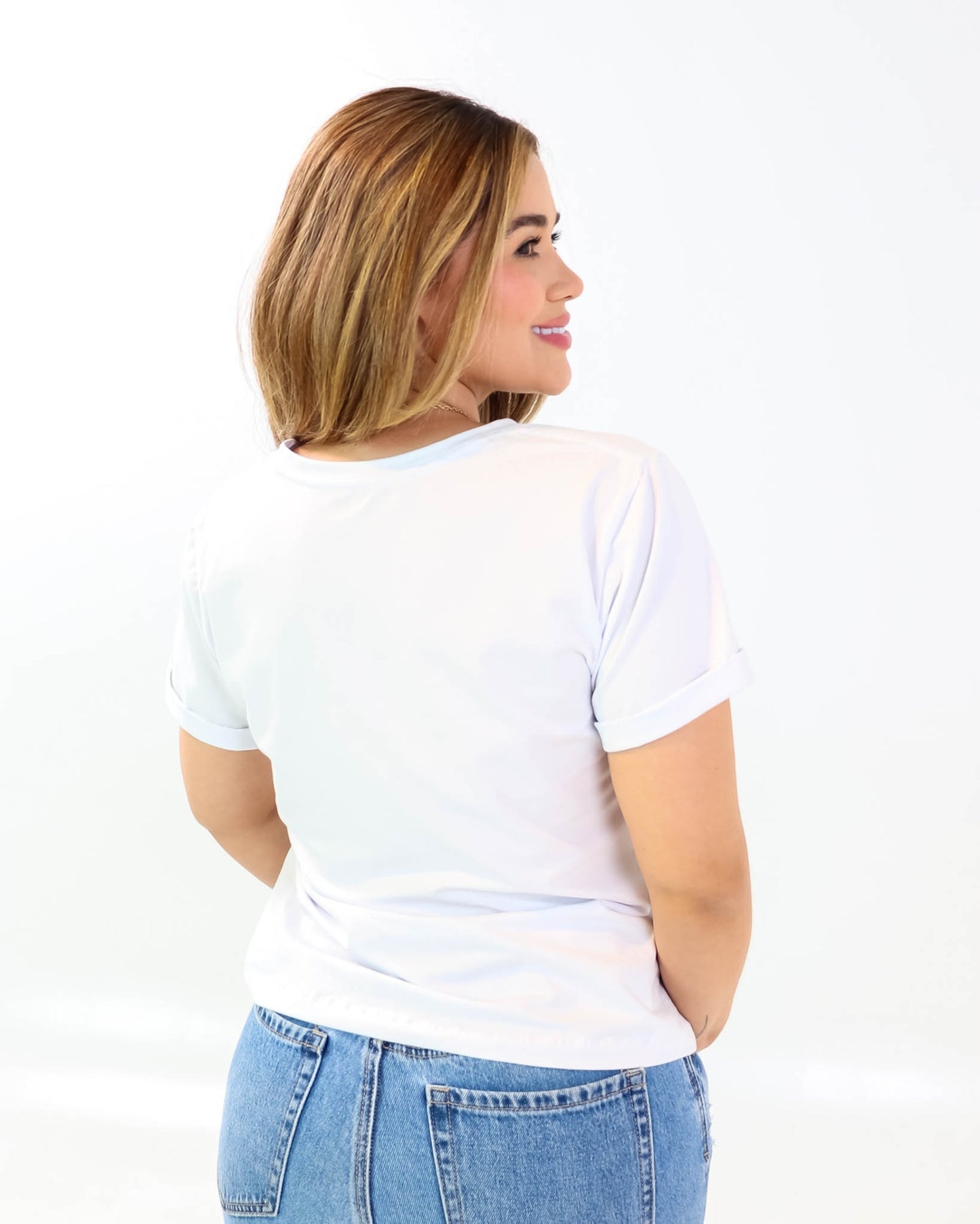 Camiseta de mujer "Festival Petronio" en Tela Fría | Maitex