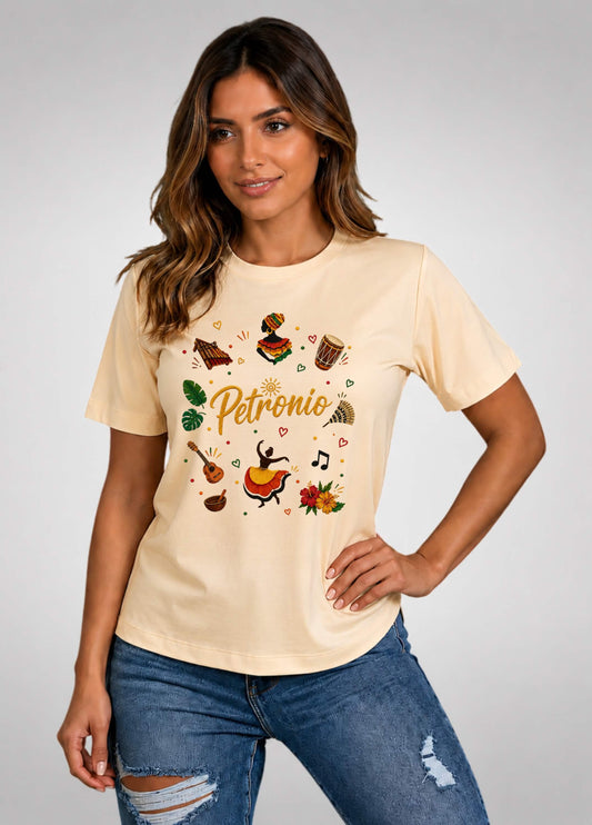 Camiseta de mujer "Alma del Petronio" en Algodón Premium Peruano | Maitex