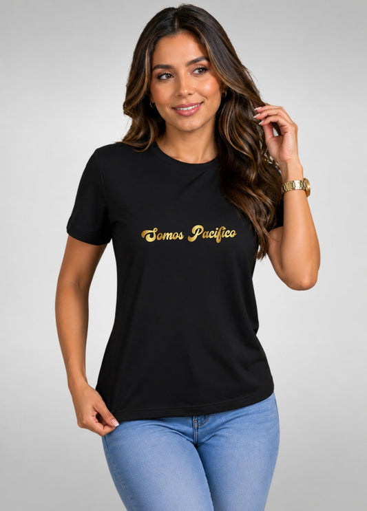 Camiseta de mujer "Somos Pacífico" en Algodón Premium Peruano | Maitex