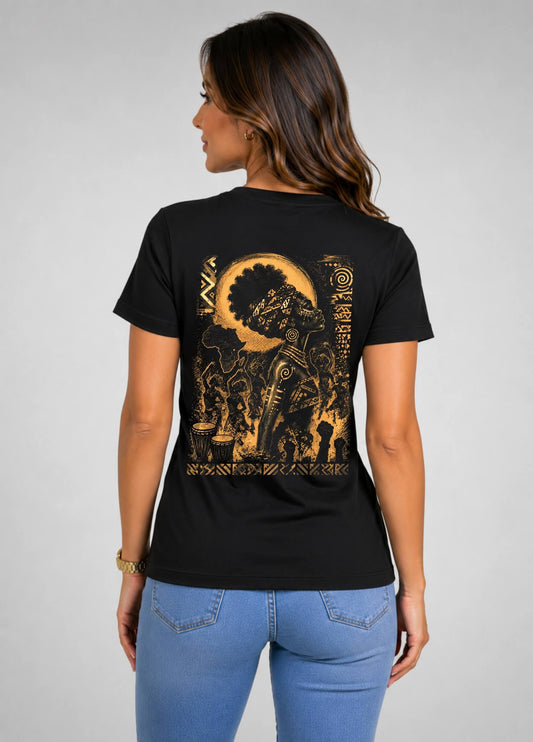 Camiseta de mujer "Somos Pacífico" en Algodón Premium Peruano | Maitex