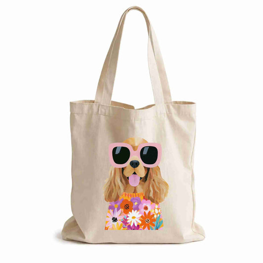 Tote Bag "Spring Spaniel" en Lona Biodegradable | Maitex