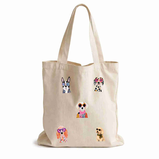 Tote Bag "Puppy Squad" en Lona Biodegradable | Maitex