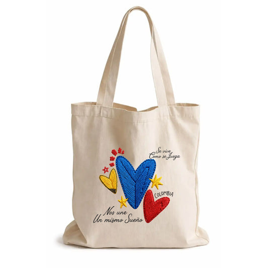 Tote Bag "Un Mismo Sueño" en Lona 100% Biodegradable | Maitex